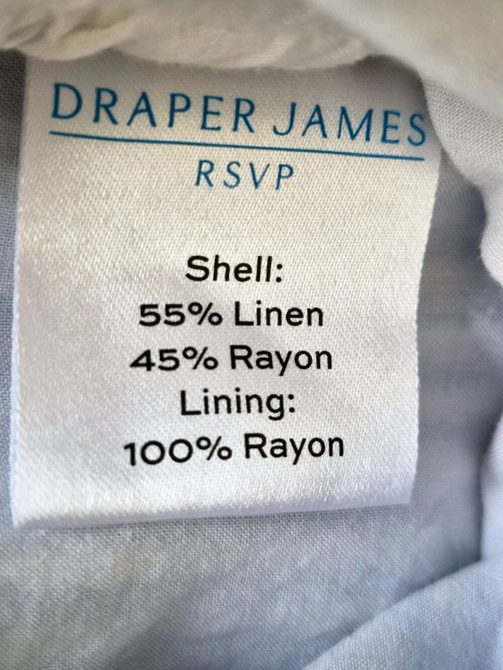 DRAPER JAMES RSVP Button Front Maxi Dress in Sky Blue & White Stripe M - Picture 9 of 15